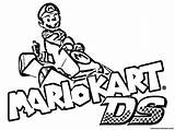 Mario Kart Coloring Games Pages Printable Kb sketch template