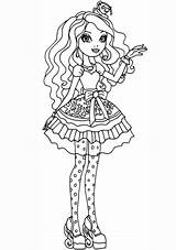 Ever After High Coloring Madeline Hatter Pages Printable Supercoloring Para Colorir Categories Cute Pano Seç Popular sketch template