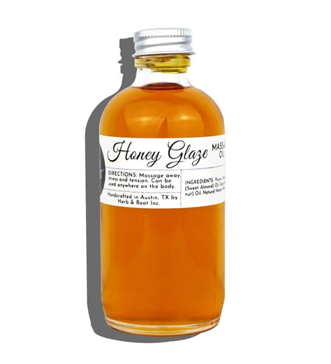 Sensual Massage Oil With Honey For Couples Natural Edible And