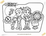 Rusty Rivets sketch template