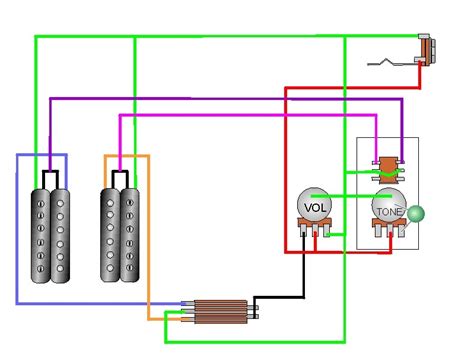 humbucker coil tap wiring question  gear page