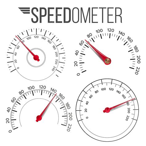 tachometer vector hd png images speedometer set vector car abstract console gauge tachometer