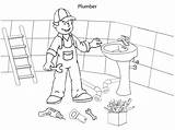 Plumber sketch template