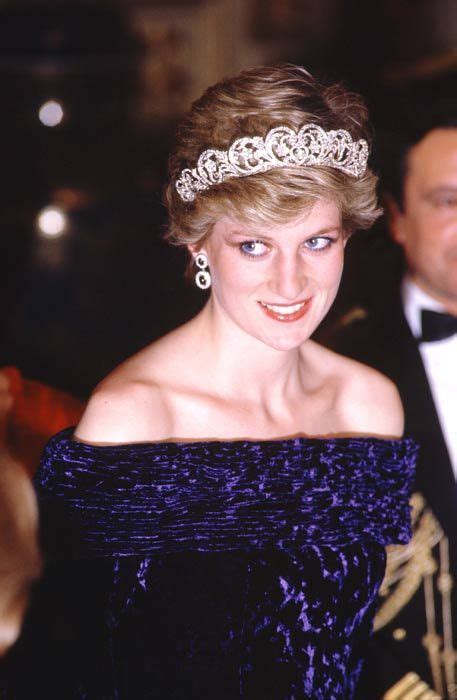 Princess Dianas Purple Velvet Evening Gown Sells At Auction For £