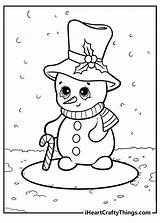 Snowman Iheartcraftythings sketch template