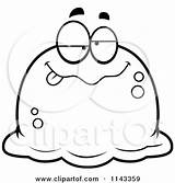 Blob Cartoon Drunk Pudgy Clipart Outlined Coloring Vector Thoman Cory Bored 2021 sketch template