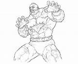 Fighter Street Coloring Pages Zangief Action Getcolorings Yumiko Fujiwara sketch template