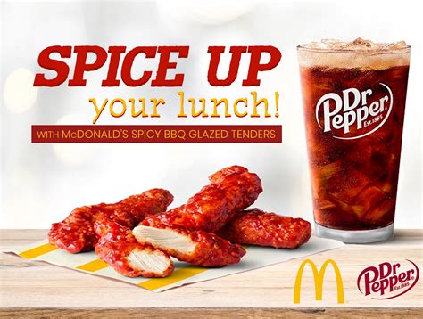 Spice Up Your Lunch With Mcdonald S And Dr Pepper