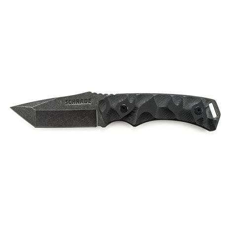 schrade schf modified tanto fixed blade knife  fixed blade