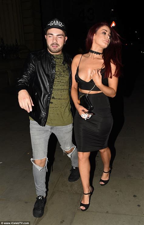 love island s jessica hayes wears plunging bralet while stumbling out of club in liverpool