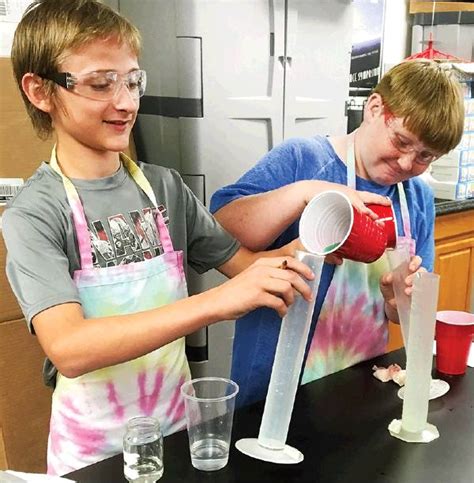 science students conduct experiment clinton daily news