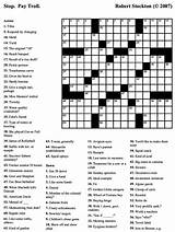 Crossword Crosswords Puzzle Difficulty Beginners Crosswordpuzzles Codeword Freeprintablehq sketch template