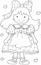Boneca Colorir Bonecas Desenhos Trapos Grandes Muneca Desenhar Recortar Muñeca Dibujo Bonequinha Princesas Pequena Tiernos Risco sketch template