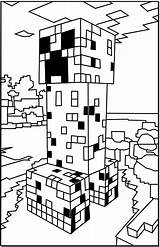 Creeper Minecraft Coloring Pages Printable Getdrawings sketch template