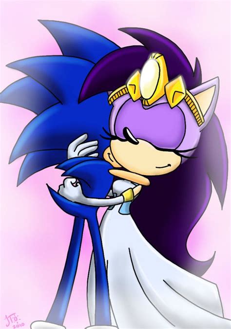 Sonic The Hedgehog Hugging His Mother From The Sonic