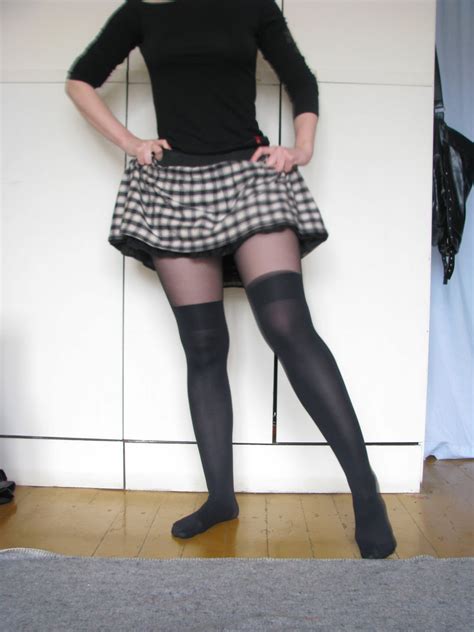 gothically yours tights imitating over knee socks