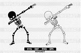 Skeleton Dabbing Skeletons Bundles sketch template