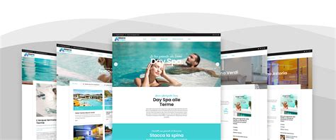 web site spa day  behance