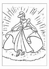 Cinderella Coloring Slipper Pages Glass Shoe Animation Movies Printable Drawing Getdrawings Getcolorings Print Color Kb sketch template