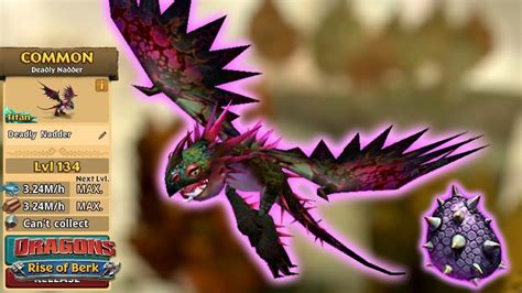 deadly nadder titan mode max level  dragons rise  berk youtube