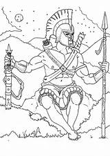 Coloring Ares Greek Pages Gods Mythology God Greece Ancient Book War Adult Roman Sheets Crafts αρχαία ελλάδα Spiderman Colouring Avengers sketch template
