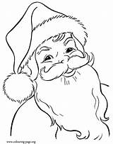 Santa Claus Coloring Christmas Colouring Pages sketch template