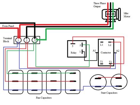 rotary  phase converter wiring diagram downhfile