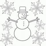 Coloring Snowflake Pages Printable Snowman Kids Template Snowflakes Print Preschoolers Drawing Color Colouring Templates Nose Book Crafts Popular Getdrawings Coloringhome sketch template