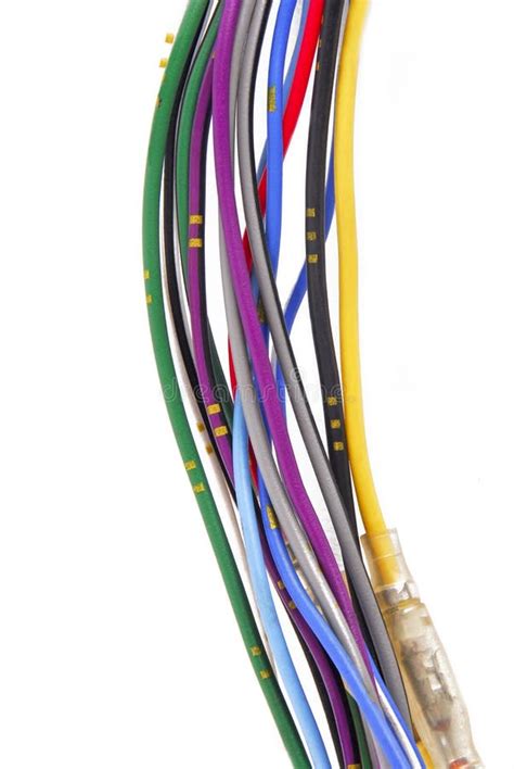 car audio system wiring cable stock image image  communication connect