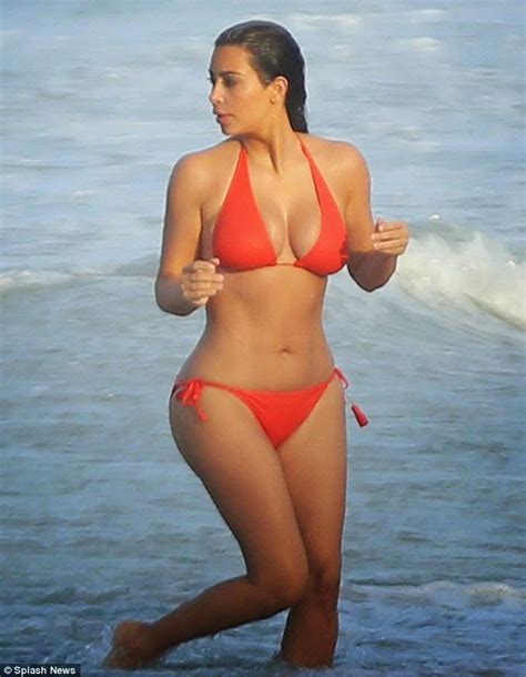 Kim Kardashian Is Hotter Than Ever In Red Bikini Photos