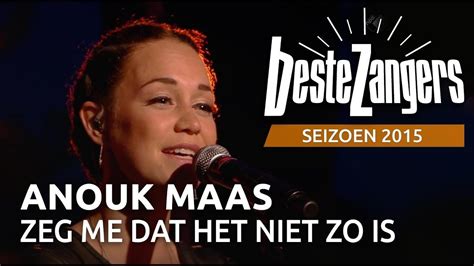 anouk maas zeg  dat het niet zo  beste zangers  maas tv shows incoming call net