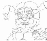 Coloring Pages Withered Fnaf Foxy Getdrawings Getcolorings Color sketch template