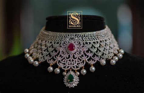 gold plated designer silver jewellery  shaburis indian jewellery designs