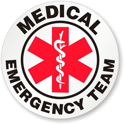 medical emergency sticker safetykorecom