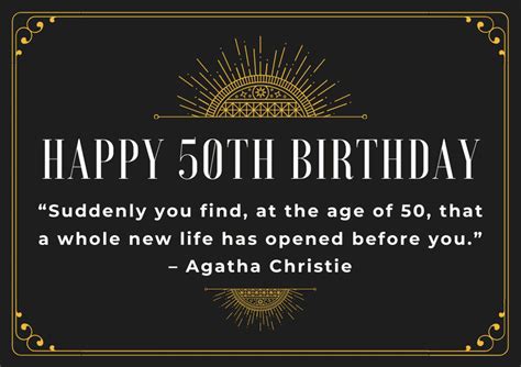 100 Unique 50th Birthday Card Messages And Sayings For