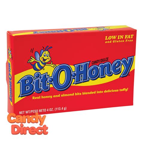 bit o honey candy 4oz theater box 12ct