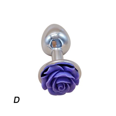 buy anal sex toy colorful rose shape erotic toys sexo