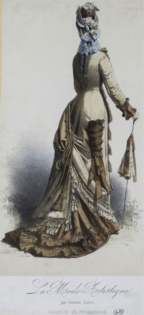 La Mode Artistique 1876 Victorian Gowns Victorian Fashion Vintage