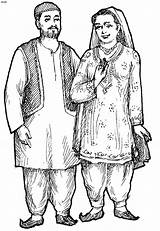 Kashmir Dress Traditional Jammu Kids Clothing India Gif Climatic Conditions Kerala sketch template