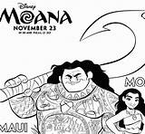 Moana Maui Vaiana Ladyandtheblog Copies sketch template