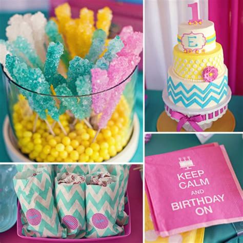 A Bold Candy Colored First Birthday Party Best Birthday Party Ideas