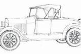 Coloring Pages Antique Car Oldsmobile 1956 sketch template