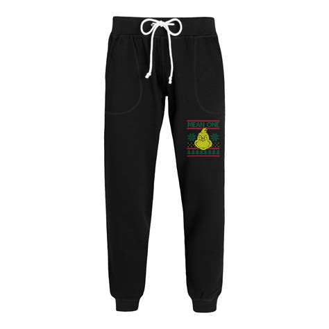 dr seuss mean one women s french terry jogger pant