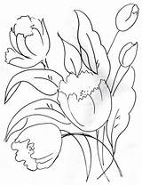 Pintura Riscos Tulipas Risco Padrões Decorativa Tulipa Margarida Inspirações Coloringcity Descubra sketch template