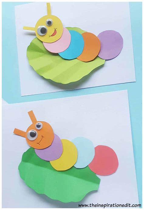 paper caterpillar craft  learning ideas  inspiration edit