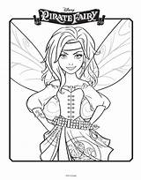 Fairy Coloring Pirate Tinker Bell Pages Pirates Film Family Review Library Tinkelbell sketch template