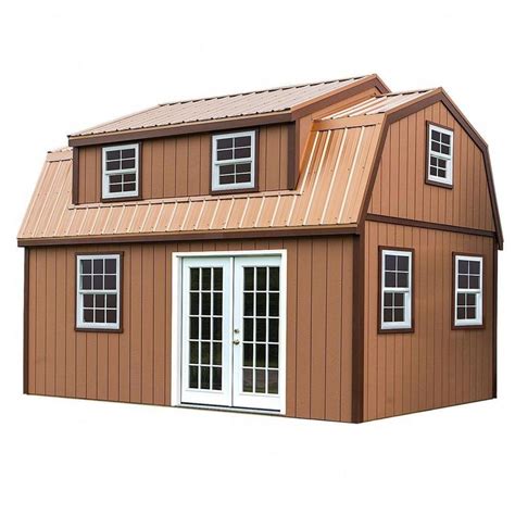 lakewood  ft   ft wood storage shed kit  floor lwood  home depot wood