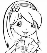 Coloring Pages Torte Raspberry Strawberry Shortcake Getdrawings sketch template