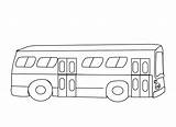 Bus Coloring Pages City Printable Kids Print Transport Means Colouring Bus1 Ecoloringpage Color Index sketch template