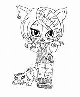 Monster High Baby Coloring Pages Print Kids Printable Little Toralei Azcoloring Colouring Babies Girls Az Popular Bratz Visit Cute Sheets sketch template